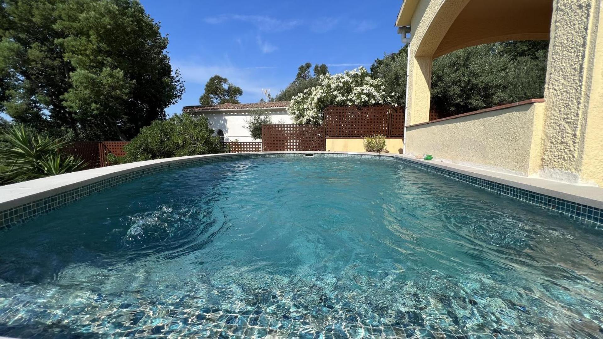 Villa Preciosa casa en Mas Fumats con piscina y bonitas vistas Selva de Mar Exterior foto